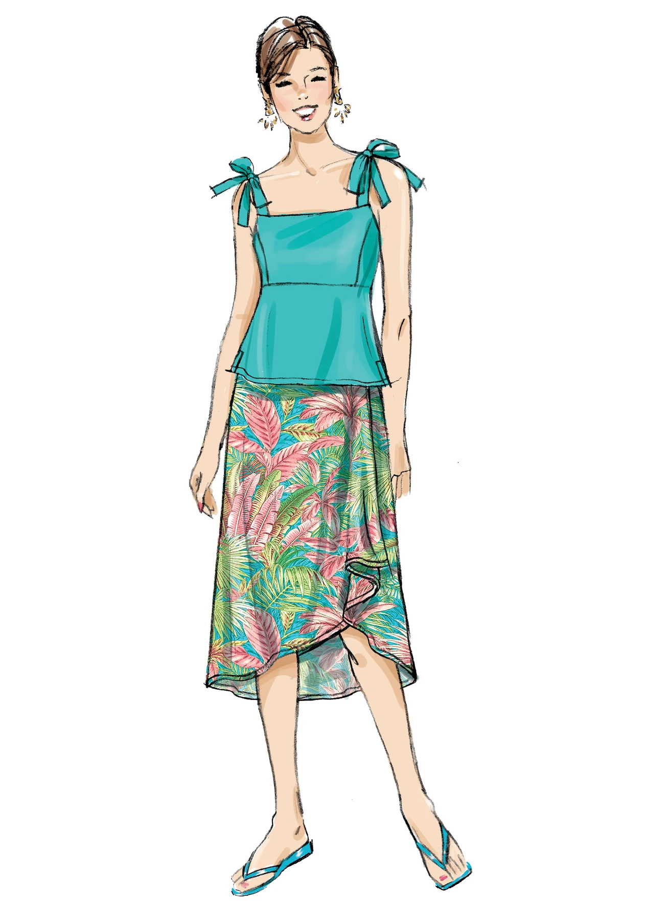 Butterick Sewing Pattern Children's and Misses' Tops and Skirt (PDF) 3 Butterick Sewing Pattern Children's and Misses' Tops and Skirt (PDF)