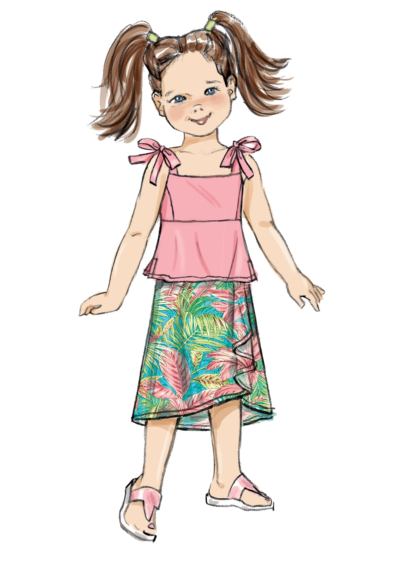 Butterick Sewing Pattern Children's and Misses' Tops and Skirt (PDF) 4 Butterick Sewing Pattern Children's and Misses' Tops and Skirt (PDF)