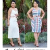 Simplicity Sewing Pattern Misses' Tie Front Tops and Skirts by Mimi G Style (PDF)