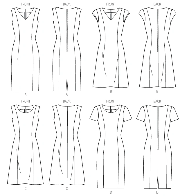 McCall's Sewing Pattern Misses'/Miss Petite/Women's/Women's Petite Dresses (PDF) 10 McCall's Sewing Pattern Misses'/Miss Petite/Women's/Women's Petite Dresses (PDF)