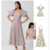 McCall's Sewing Pattern Misses' Midi Dress with Sleeve and Length Variations (PDF) 14 McCall's Sewing Pattern Misses' Midi Dress with Sleeve and Length Variations (PDF)