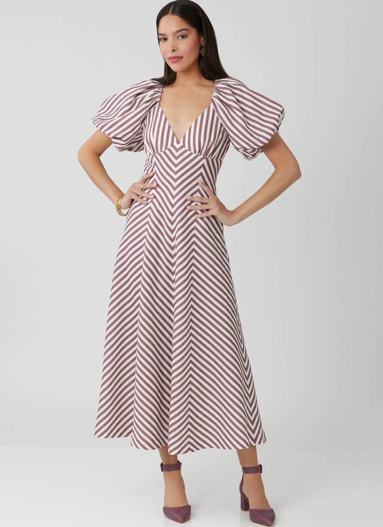 McCall's Sewing Pattern Misses' Midi Dress with Sleeve and Length Variations (PDF) 2 McCall's Sewing Pattern Misses' Midi Dress with Sleeve and Length Variations (PDF)