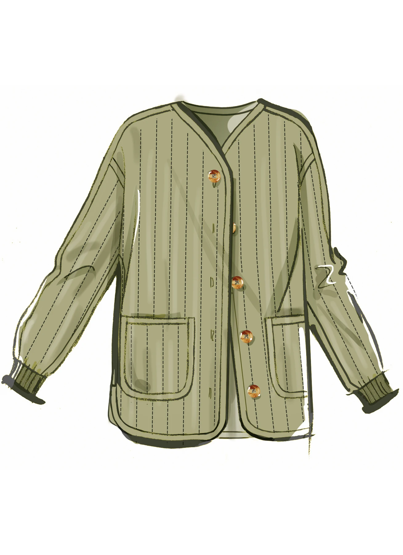 McCall's Sewing Pattern Misses' Jacket with Sleeve and Length Variations (PDF) 3 McCall's Sewing Pattern Misses' Jacket with Sleeve and Length Variations (PDF)