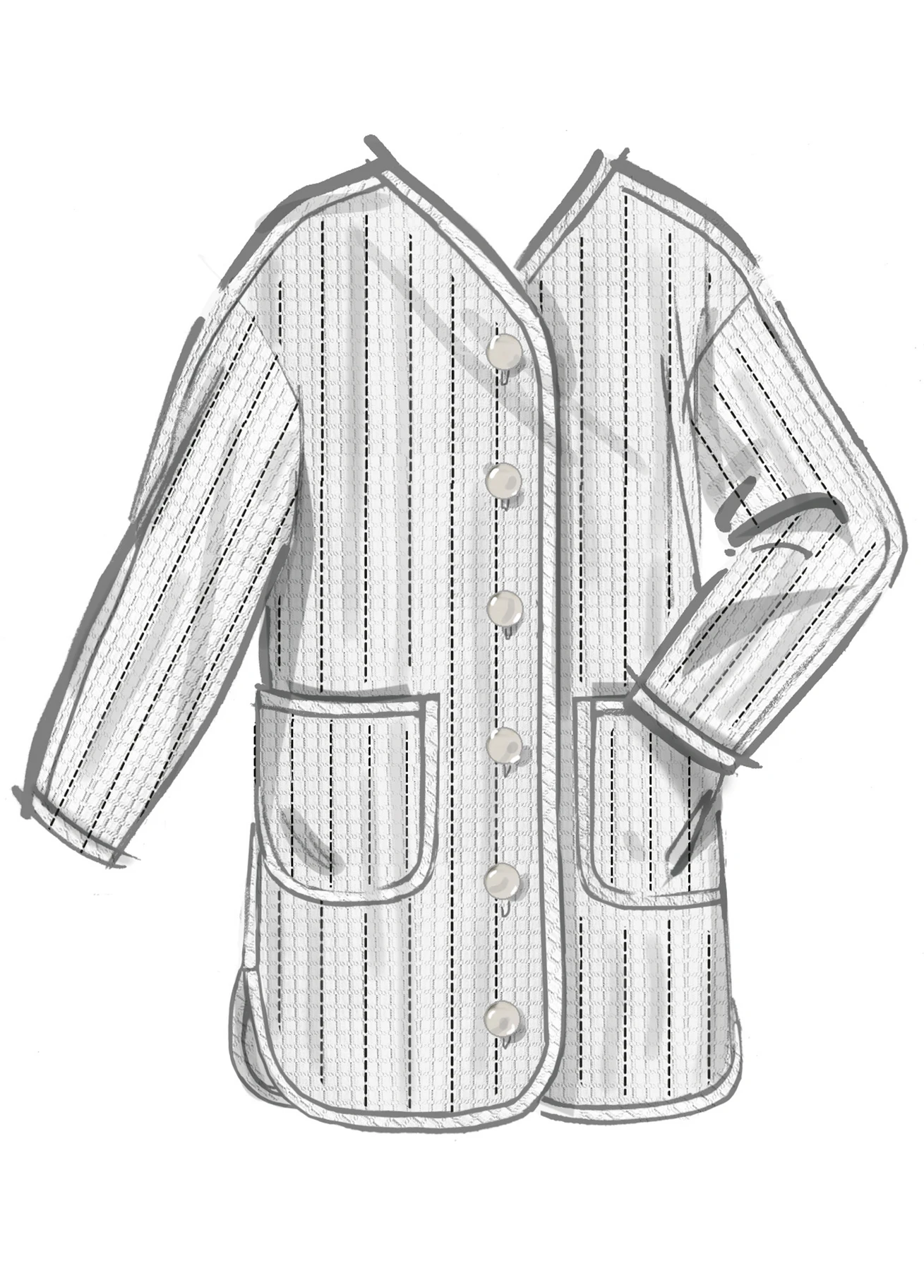 McCall's Sewing Pattern Misses' Jacket with Sleeve and Length Variations (PDF) 4 McCall's Sewing Pattern Misses' Jacket with Sleeve and Length Variations (PDF)
