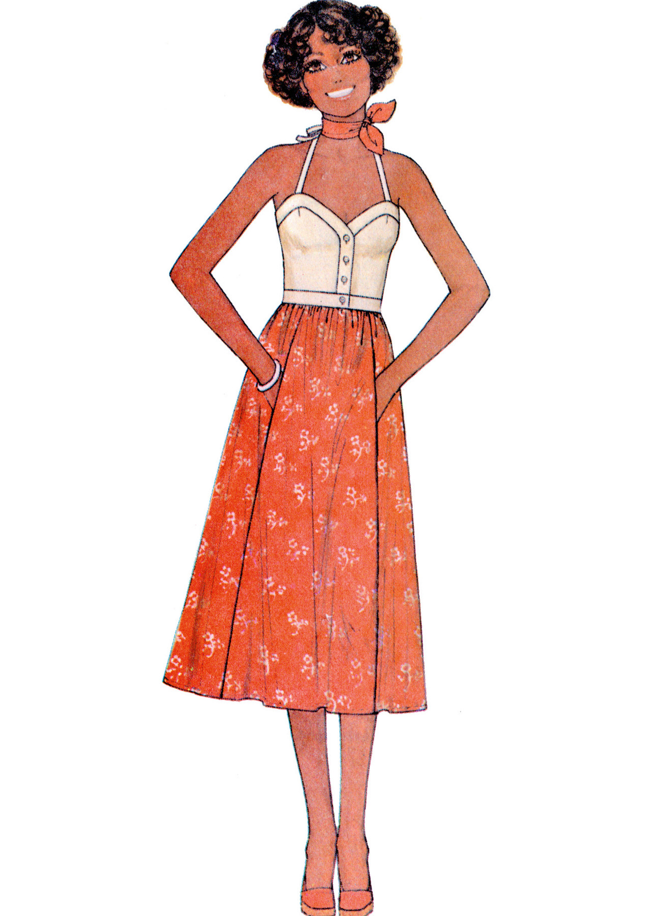 McCall's Sewing Pattern 1970s Misses' Top and Skirt by Laura Ashley (PDF) 3 McCall's Sewing Pattern 1970s Misses' Top and Skirt by Laura Ashley (PDF)