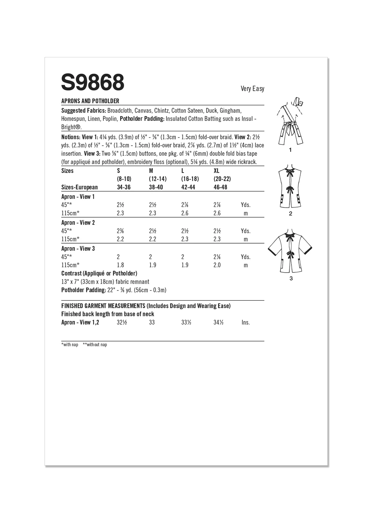 Simplicity Sewing Pattern 1970s Aprons and Potholder (PDF) 3 Simplicity Sewing Pattern 1970s Aprons and Potholder (PDF)