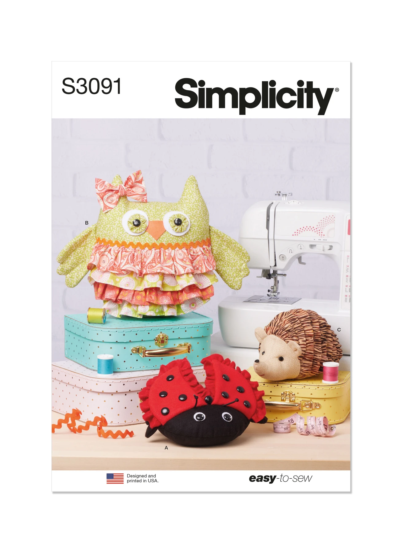 Simplicity Sewing Pattern Plush Animals (PDF) 1 Simplicity Sewing Pattern Plush Animals (PDF)