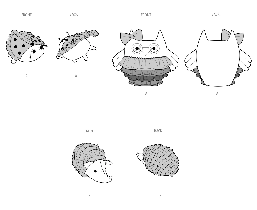 Simplicity Sewing Pattern Plush Animals (PDF) 4 Simplicity Sewing Pattern Plush Animals (PDF)