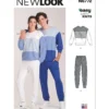 New Look Sewing Pattern Unisex Knit Top and Pants