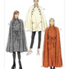 Vogue Patterns Misses' Cape with High Collar, Pockets, and Belt 10 Vogue Patterns Misses' Cape with High Collar, Pockets, and Belt