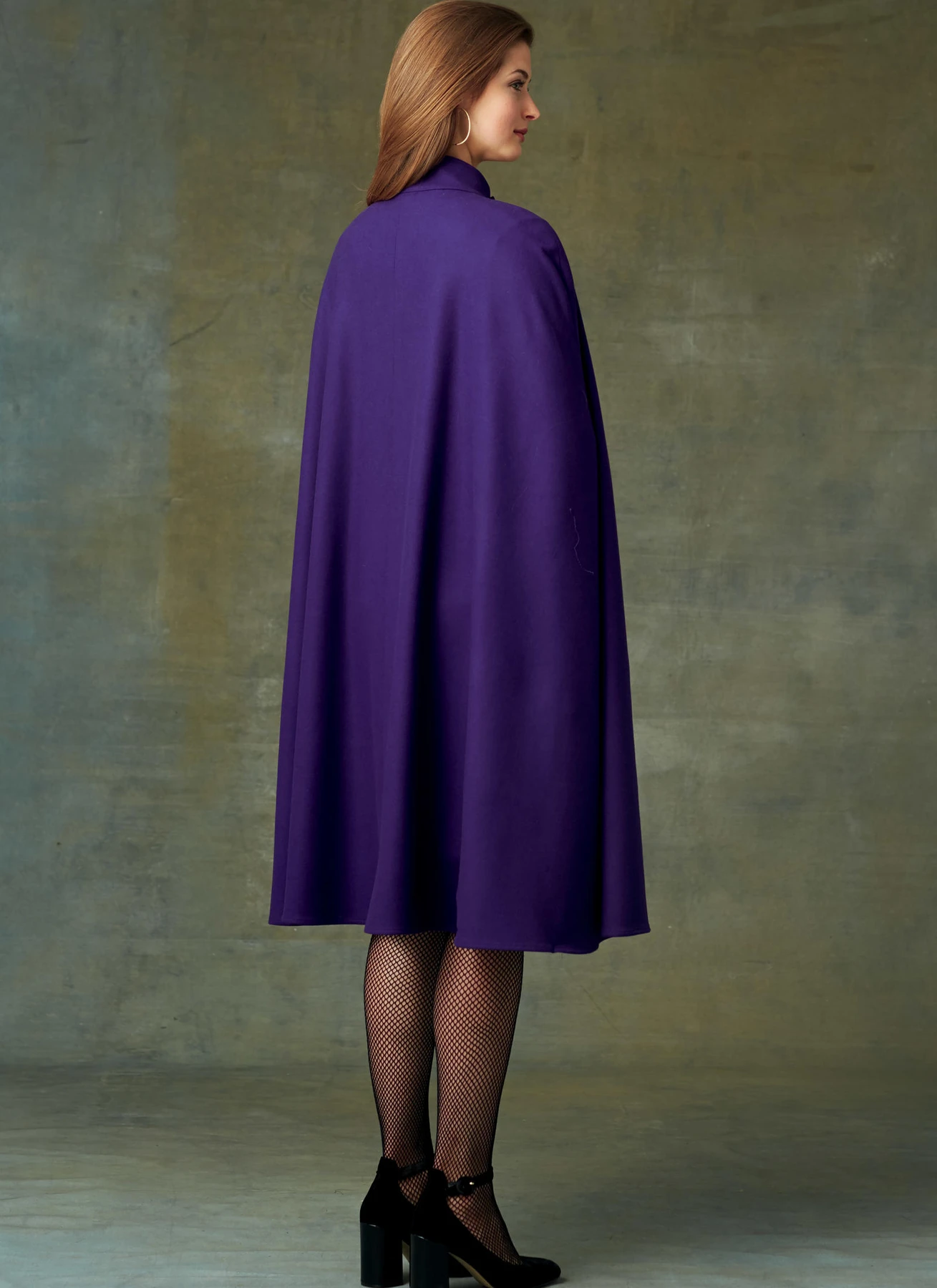 Vogue Patterns Misses' Cape with High Collar, Pockets, and Belt 7 Vogue Patterns Misses' Cape with High Collar, Pockets, and Belt