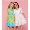 McCall's Sewing Pattern Children's/Girls' Ruffle-Neck Dresses with Bands and Ties (PDF)