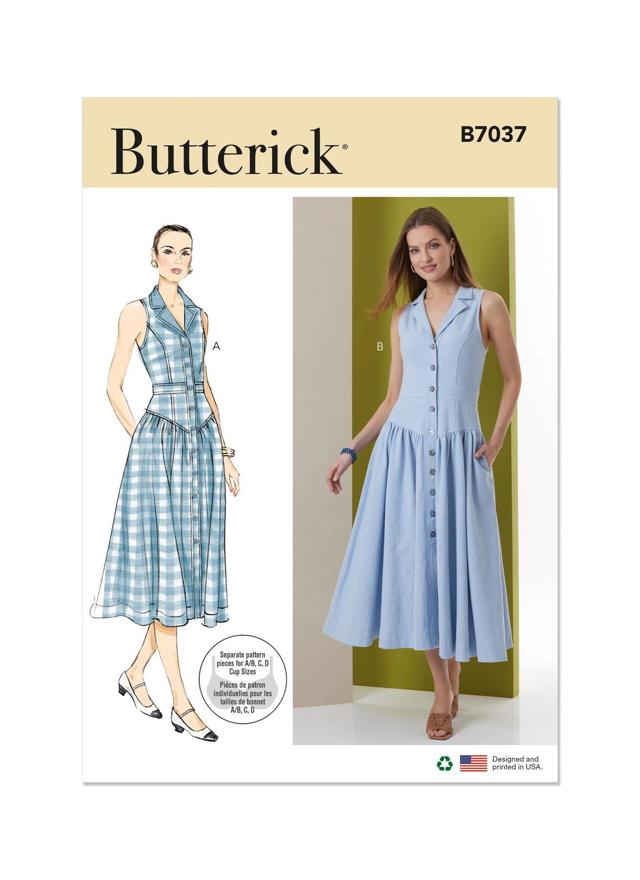 Butterick Sewing Pattern Misses' Dress (PDF) 1 Butterick Sewing Pattern Misses' Dress (PDF)