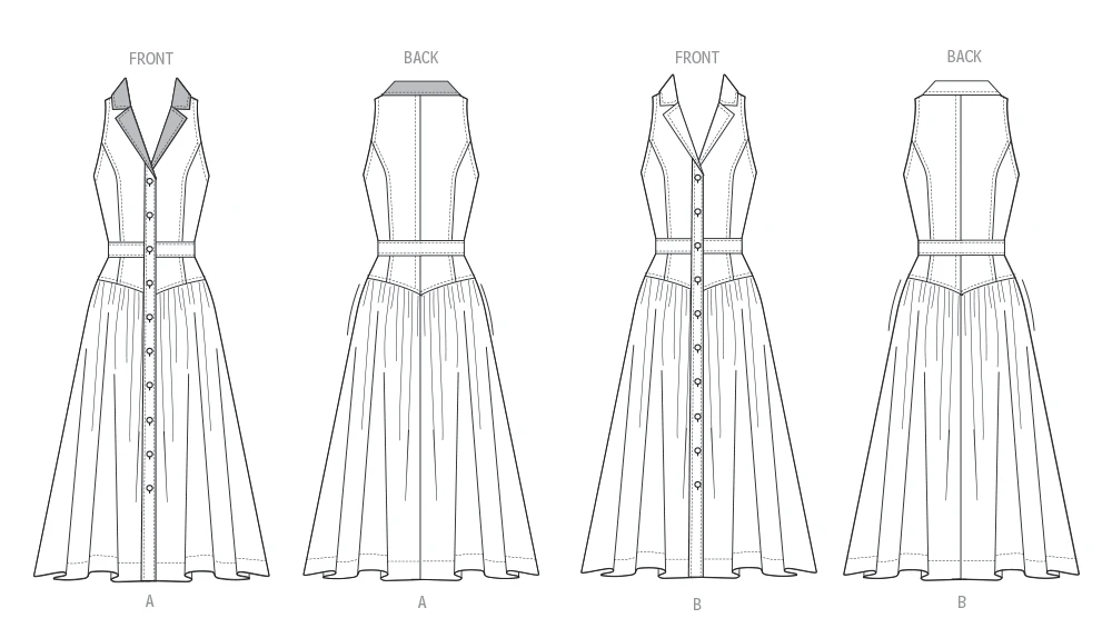 Butterick Sewing Pattern Misses' Dress (PDF) 6 Butterick Sewing Pattern Misses' Dress (PDF)