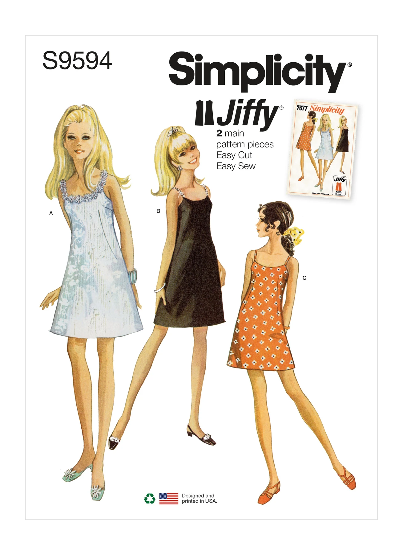 Simplicity Sewing Pattern 1960s Misses' Vintage Jiffy Dress 1 Simplicity Sewing Pattern 1960s Misses' Vintage Jiffy Dress