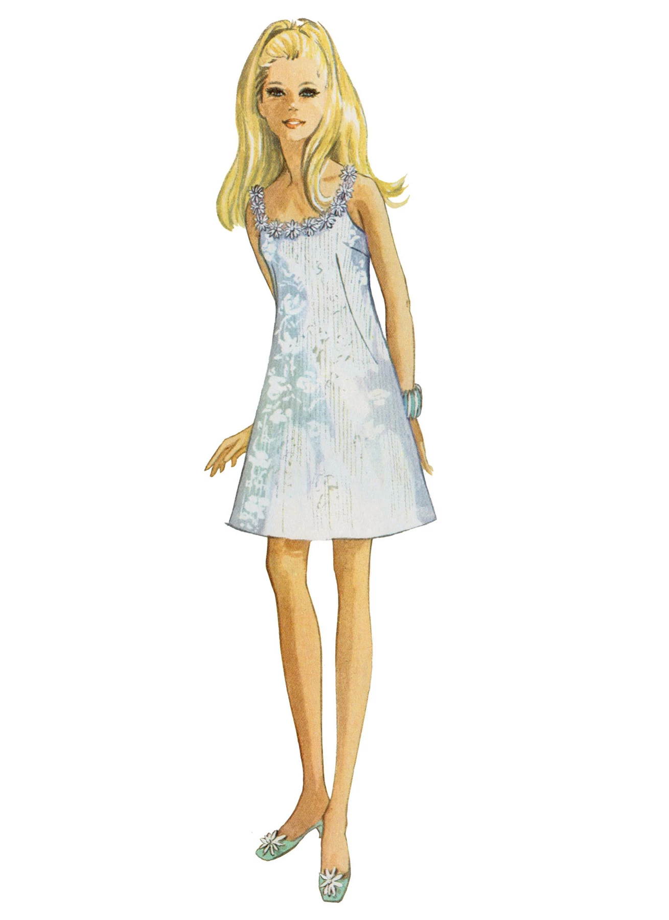 Simplicity Sewing Pattern 1960s Misses' Vintage Jiffy Dress 3 Simplicity Sewing Pattern 1960s Misses' Vintage Jiffy Dress