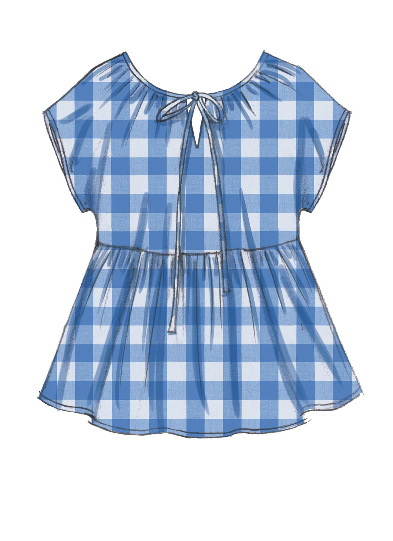 McCall's Sewing Pattern Misses' Split-Neck Tops with Sleeve and Hem Options (PDF) 6 McCall's Sewing Pattern Misses' Split-Neck Tops with Sleeve and Hem Options (PDF)