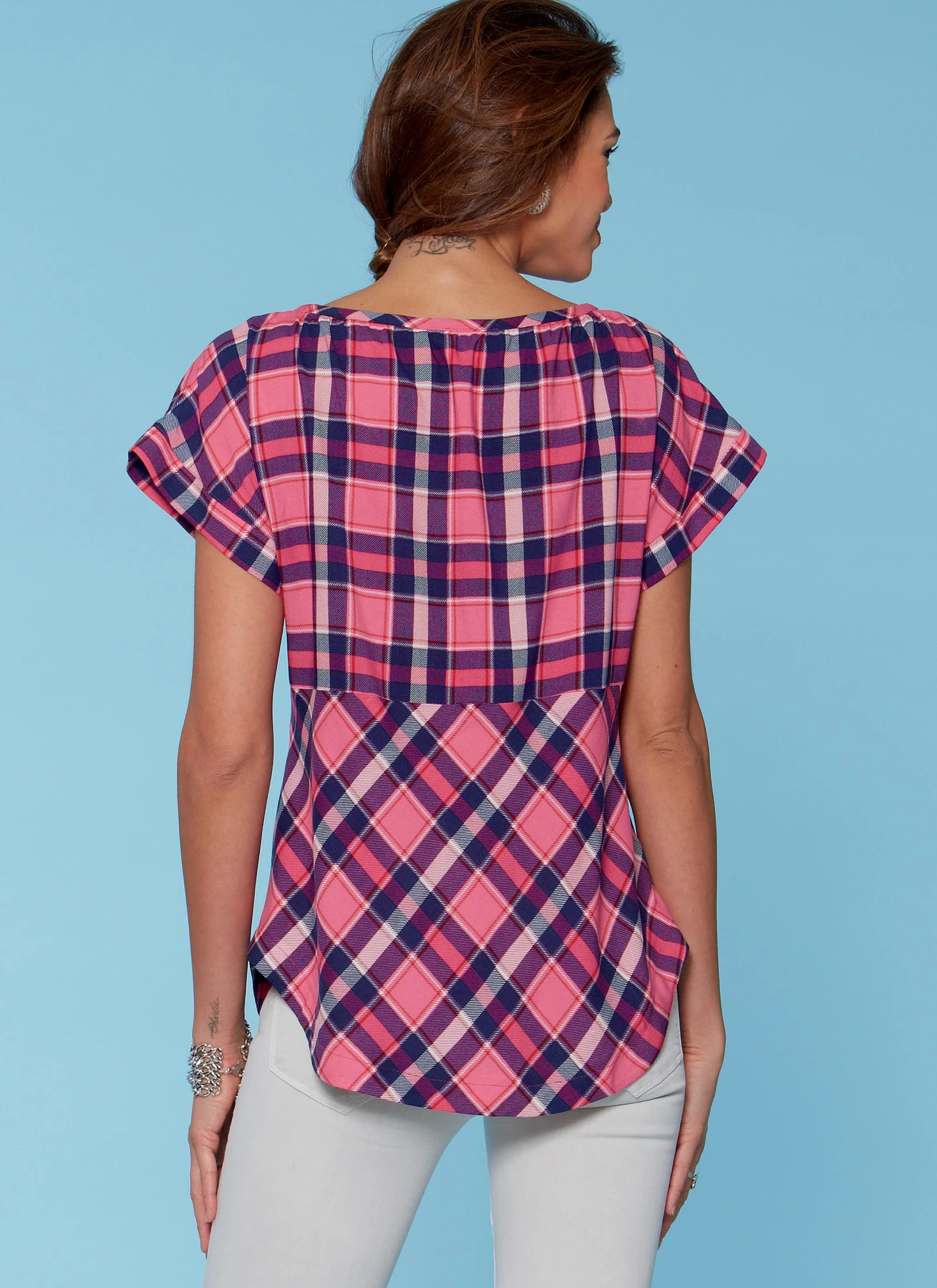 McCall's Sewing Pattern Misses' Split-Neck Tops with Sleeve and Hem Options (PDF) 7 McCall's Sewing Pattern Misses' Split-Neck Tops with Sleeve and Hem Options (PDF)