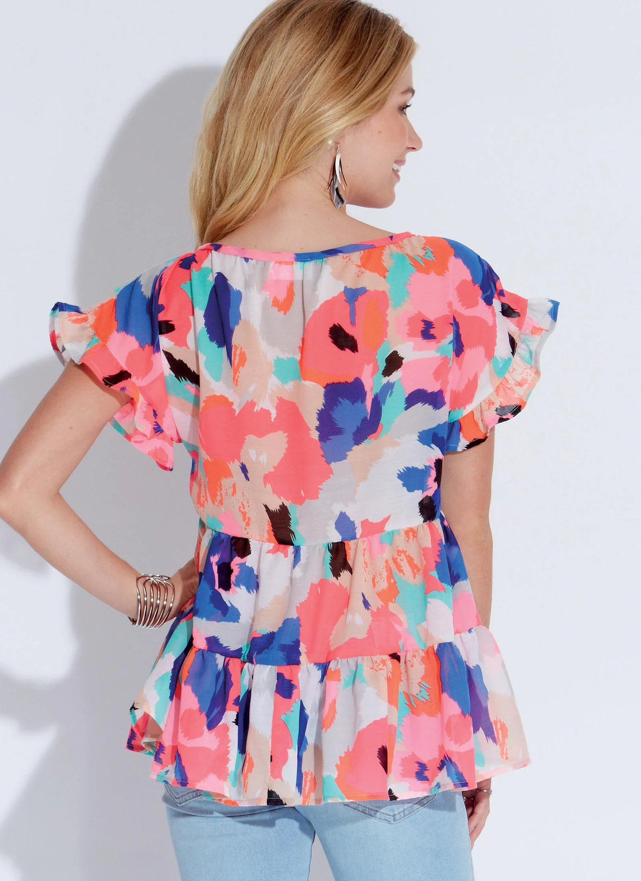 McCall's Sewing Pattern Misses' Split-Neck Tops with Sleeve and Hem Options (PDF) 8 McCall's Sewing Pattern Misses' Split-Neck Tops with Sleeve and Hem Options (PDF)