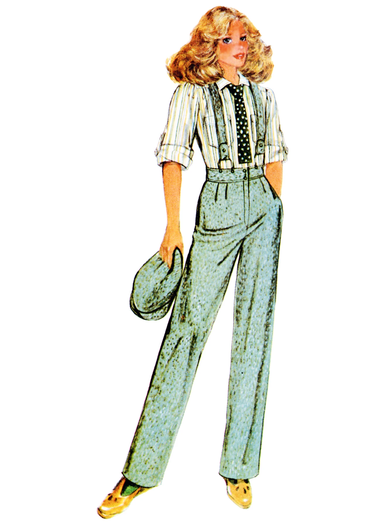 McCall's Sewing Pattern 1970s Misses' Overalls, Pants and Blouse (PDF) 2 McCall's Sewing Pattern 1970s Misses' Overalls, Pants and Blouse (PDF)