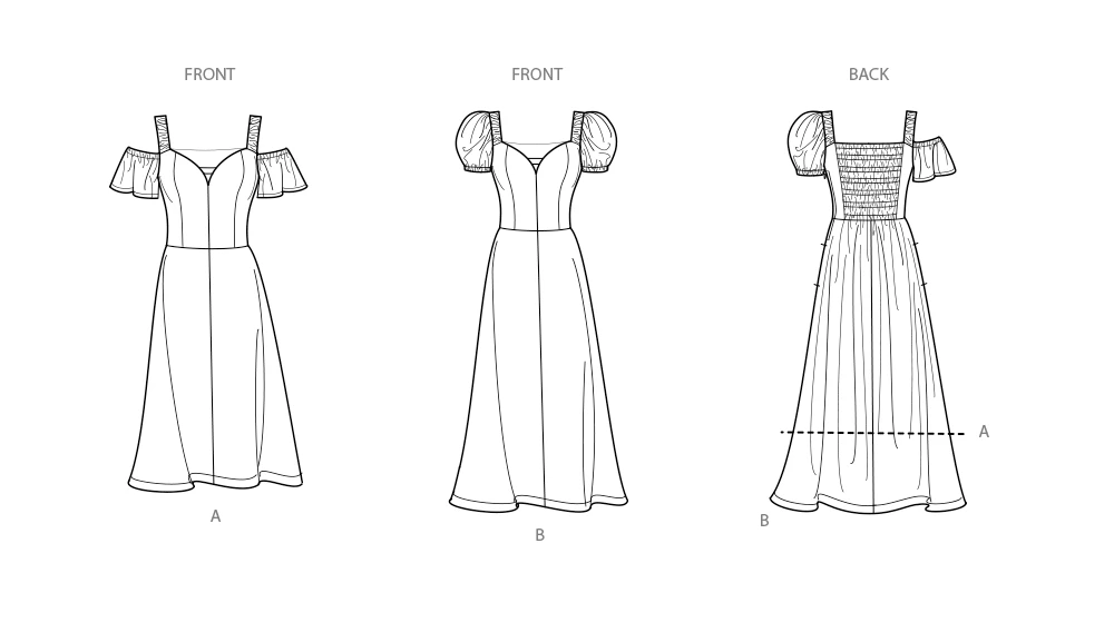 Simplicity Sewing Pattern Misses' Dress with Sleeve and Length Variations 7 Simplicity Sewing Pattern Misses' Dress with Sleeve and Length Variations