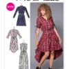 McCall's Sewing Pattern Misses'/Miss Petite Shirtdresses with Drawstring Waist (PDF)
