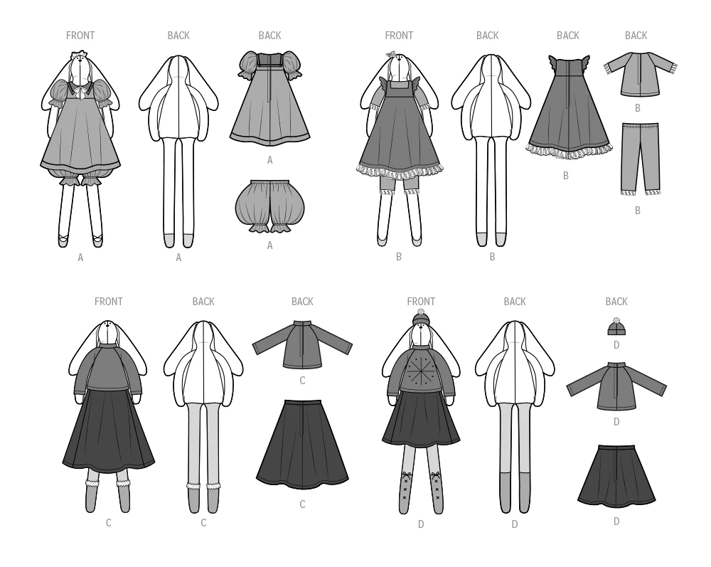 Simplicity Sewing Pattern Slender Plush Bunny and Clothes By Elaine Heigl Designs 7 Simplicity Sewing Pattern Slender Plush Bunny and Clothes By Elaine Heigl Designs