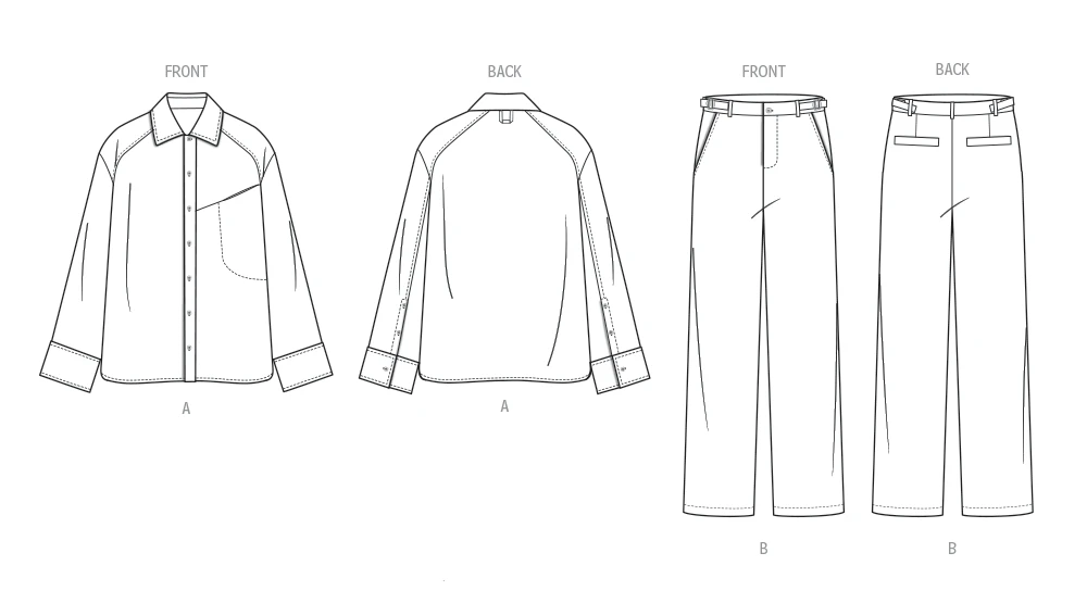 Vogue Patterns Men's Shirt and Pants (PDF) 9 Vogue Patterns Men's Shirt and Pants (PDF)