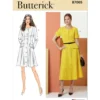 Butterick Sewing Pattern Misses' and Miss Petite Button Front Dress with Sleeve Variations 9 Butterick Sewing Pattern Misses' and Miss Petite Button Front Dress with Sleeve Variations