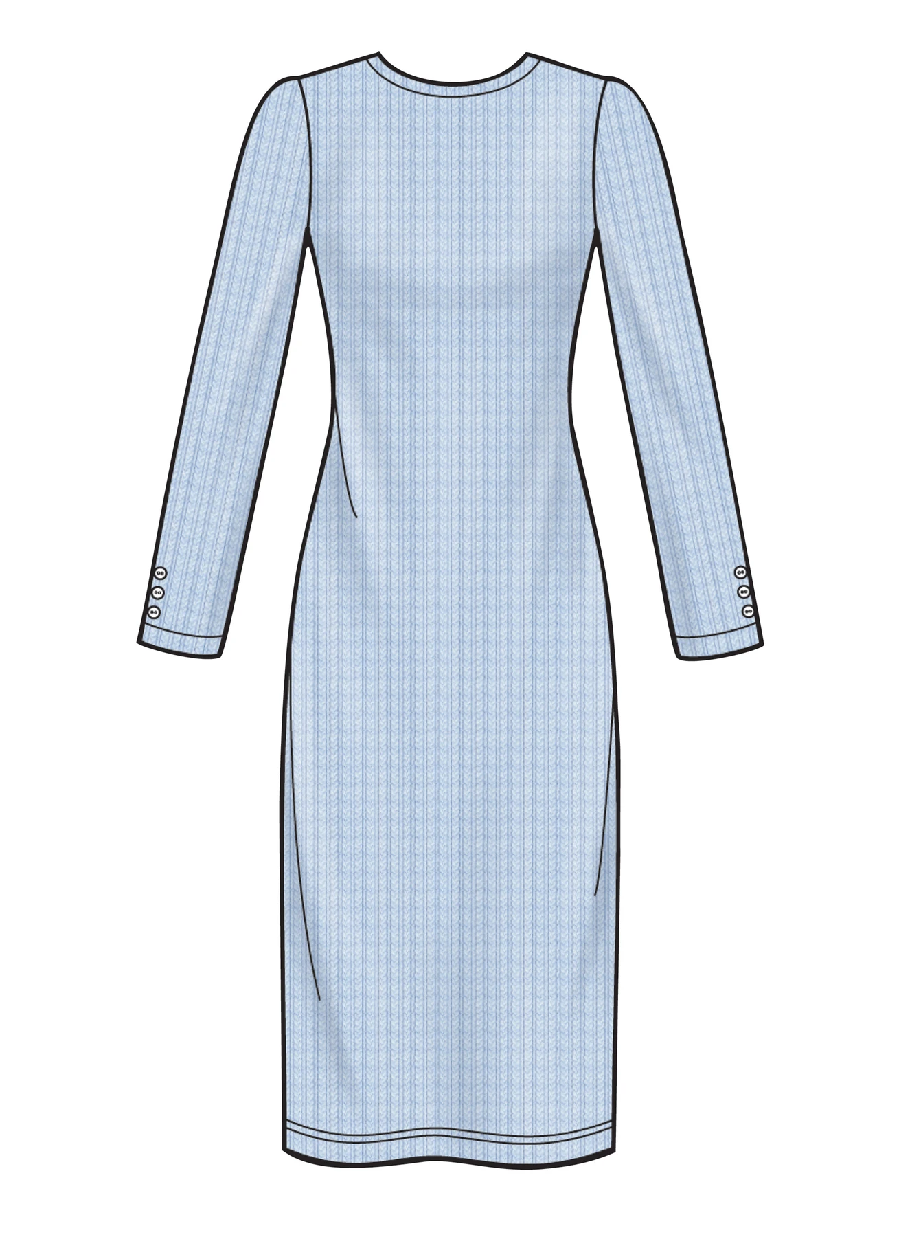 Simplicity Sewing Pattern Misses' Knit Two Piece Sweater Dress, Tops, Skirts 4 Simplicity Sewing Pattern Misses' Knit Two Piece Sweater Dress, Tops, Skirts