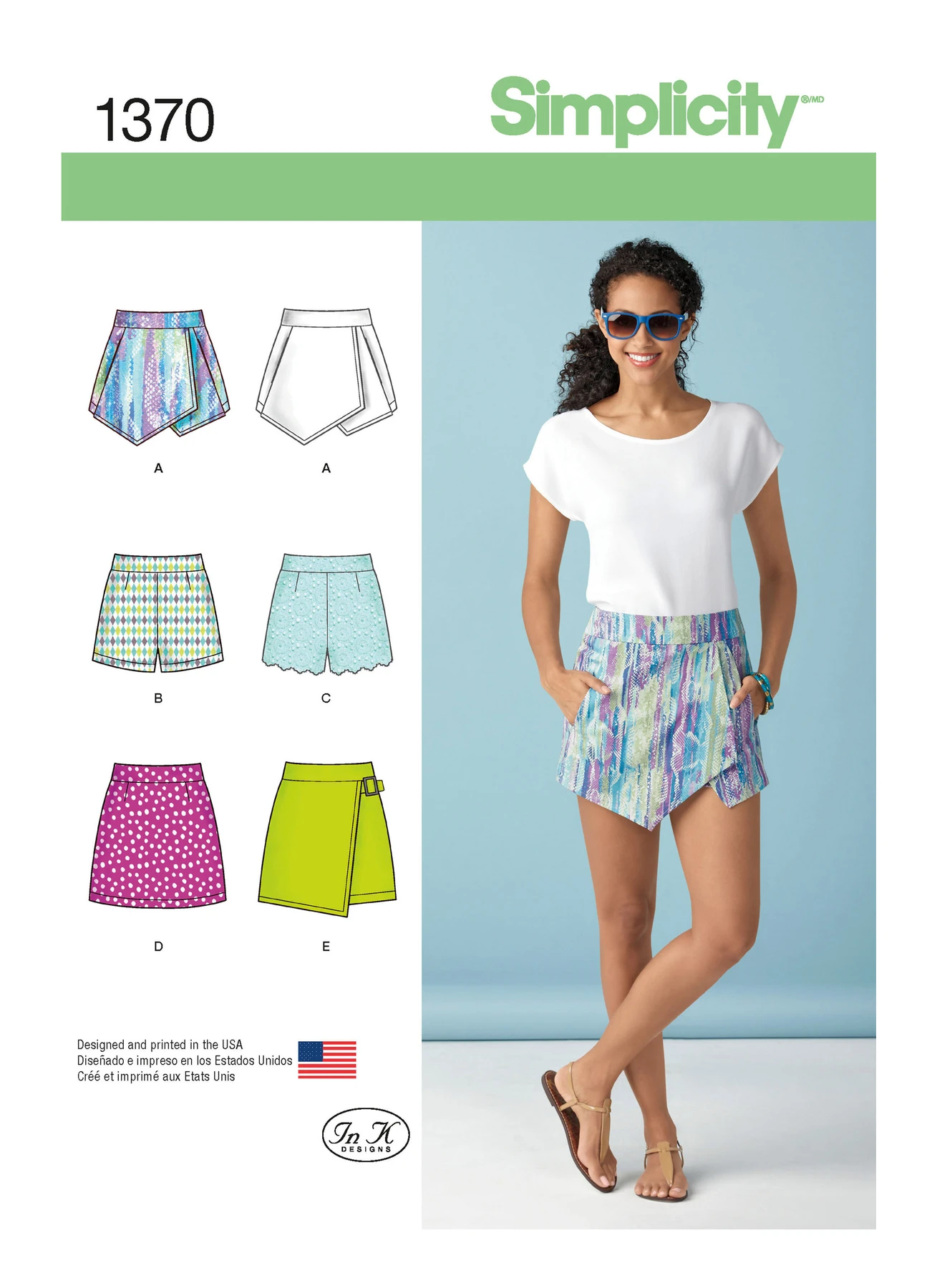 Simplicity Sewing Pattern Misses' Shorts, Skort and Skirt 1 Simplicity Sewing Pattern Misses' Shorts, Skort and Skirt