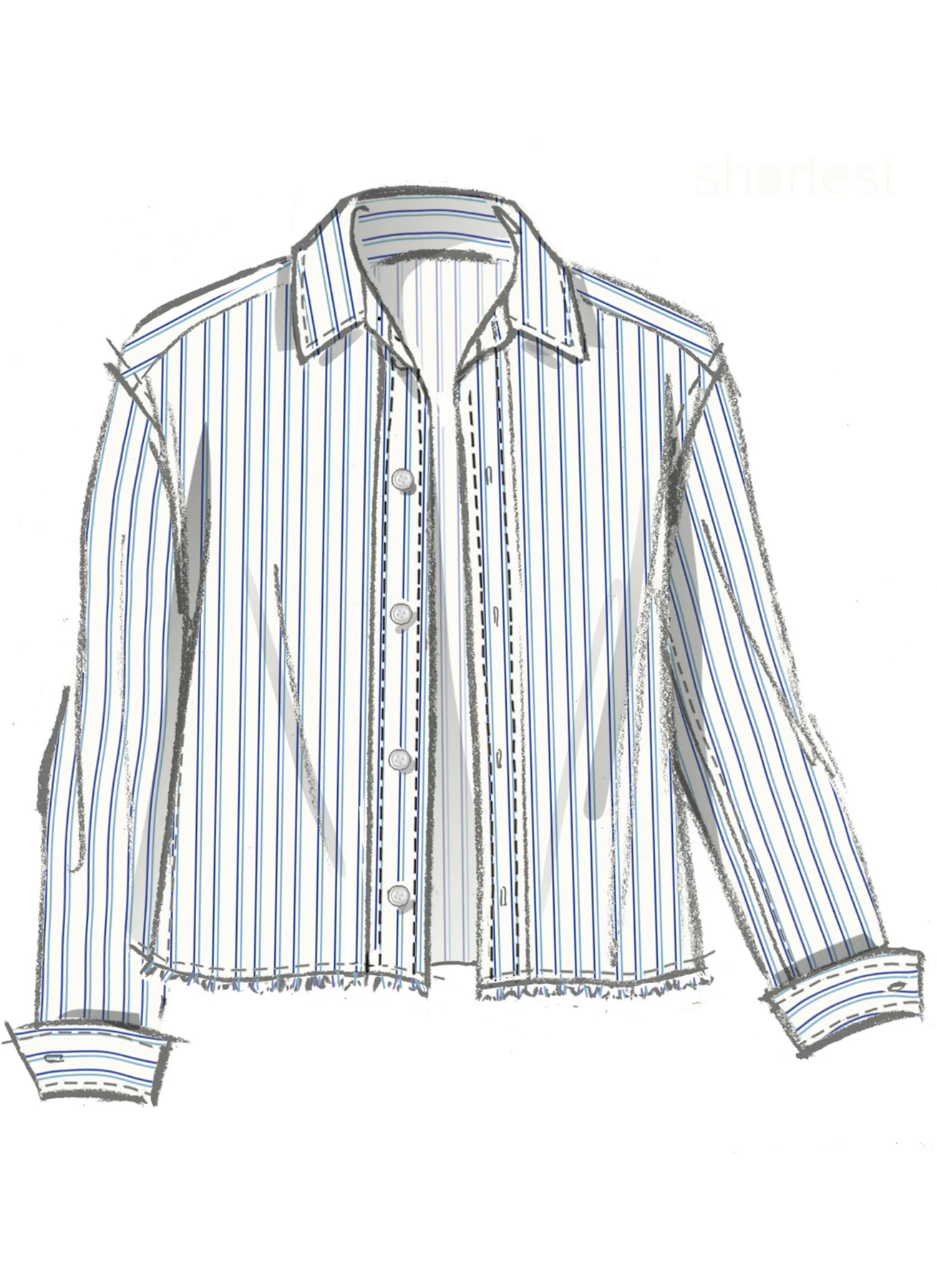 McCall's Sewing Pattern Unisex Shirt in Three Lengths (PDF) 3 McCall's Sewing Pattern Unisex Shirt in Three Lengths (PDF)