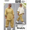 Simplicity Sewing Pattern Misses' Jacket, Poncho and Pants by Mimi G 14 Simplicity Sewing Pattern Misses' Jacket, Poncho and Pants by Mimi G