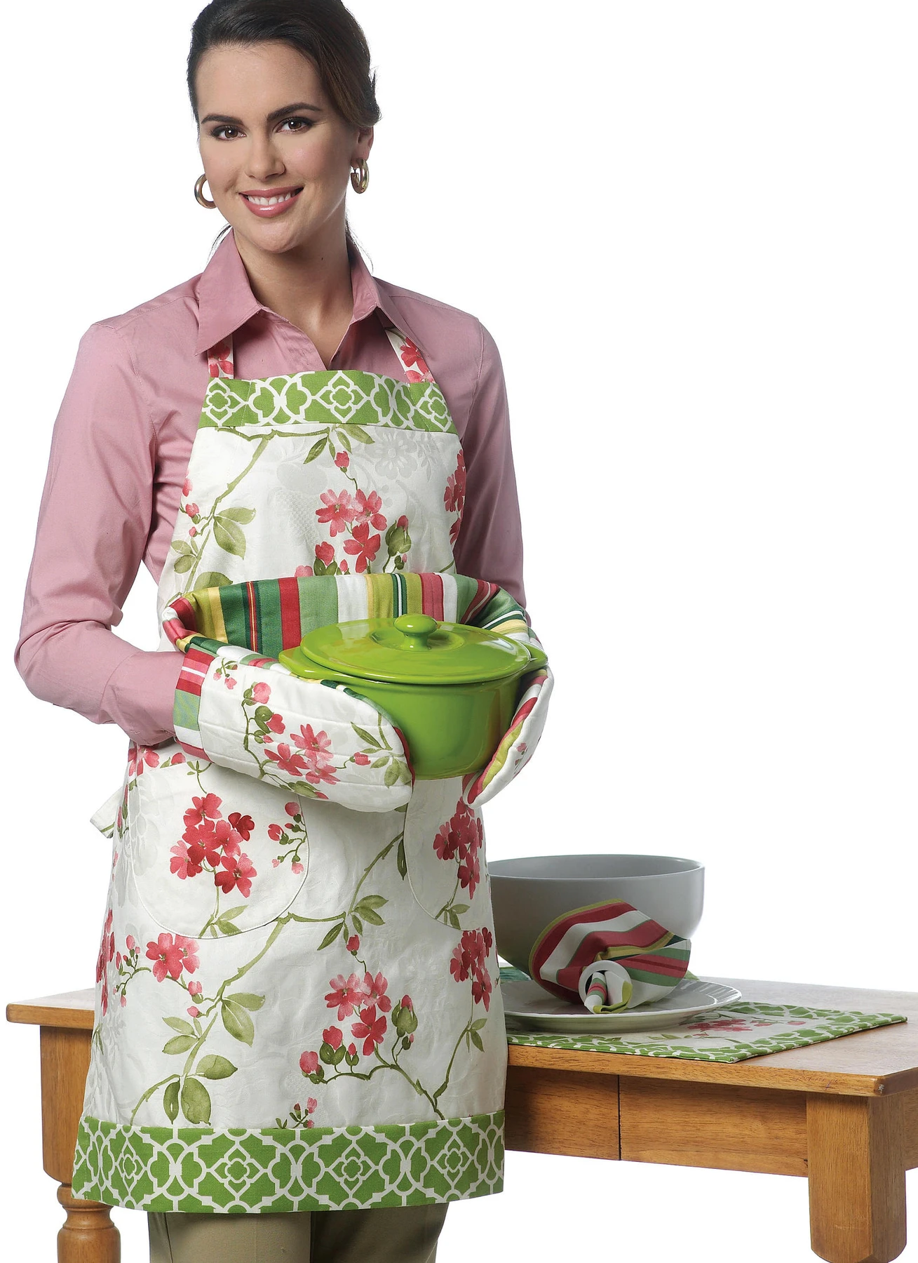Butterick Sewing Pattern Apron, Hot Pads, Pot Holders, Place Mat, Napkin and Seat Cushion (PDF) 7 Butterick Sewing Pattern Apron, Hot Pads, Pot Holders, Place Mat, Napkin and Seat Cushion (PDF)