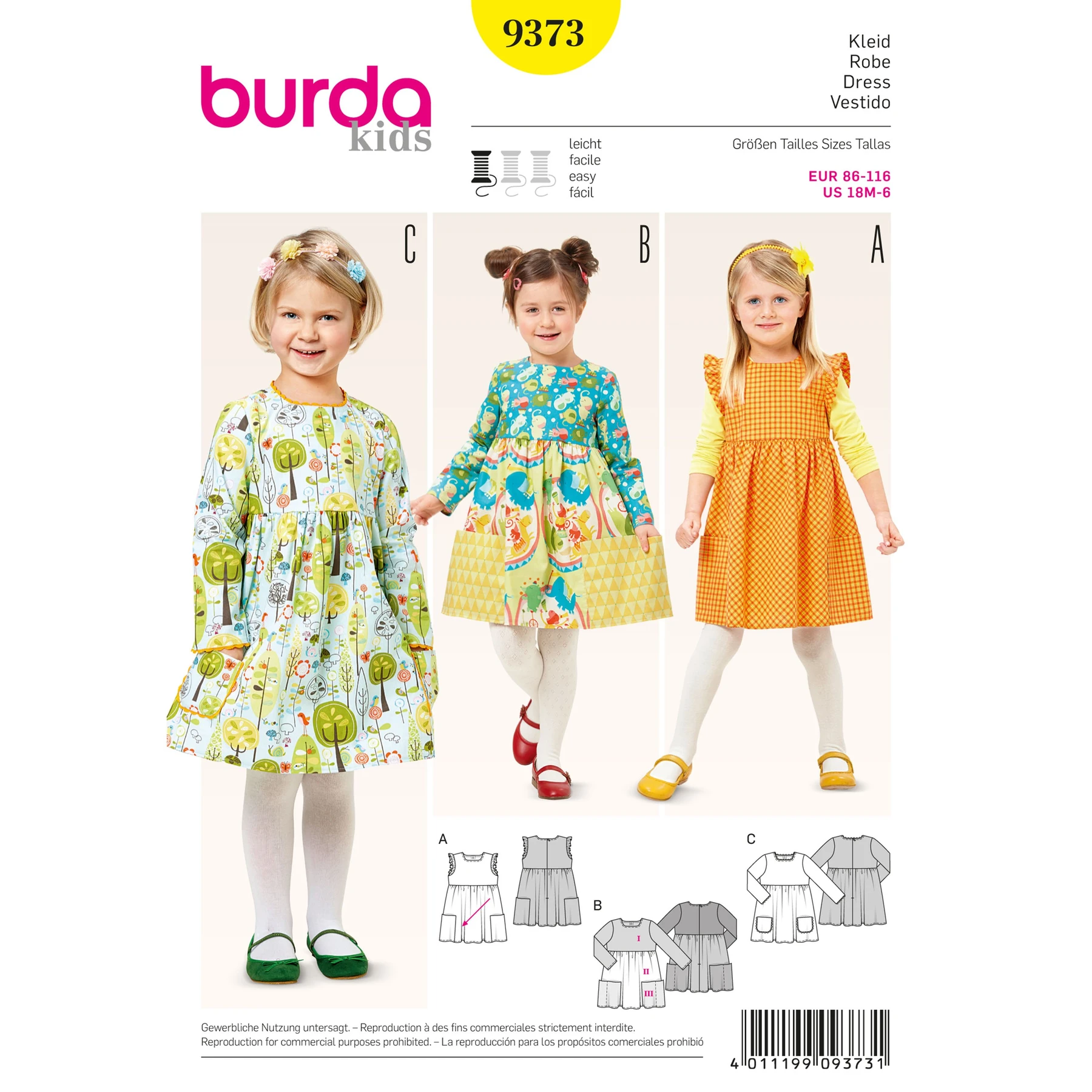 Burda Style Sewing Pattern Dress