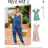McCall's Sewing Pattern Misses' Very Loose-fitting V-neck Dresses & Jumpsuit