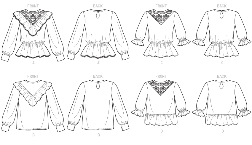 McCall's Sewing Pattern Misses' Tops (PDF) 10 McCall's Sewing Pattern Misses' Tops (PDF)