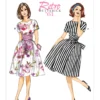 Butterick Sewing Pattern 1960s Misses' Tie-Waist Dress (PDF)