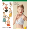 Simplicity Sewing Pattern 1950s Misses' Vintage Bra Tops