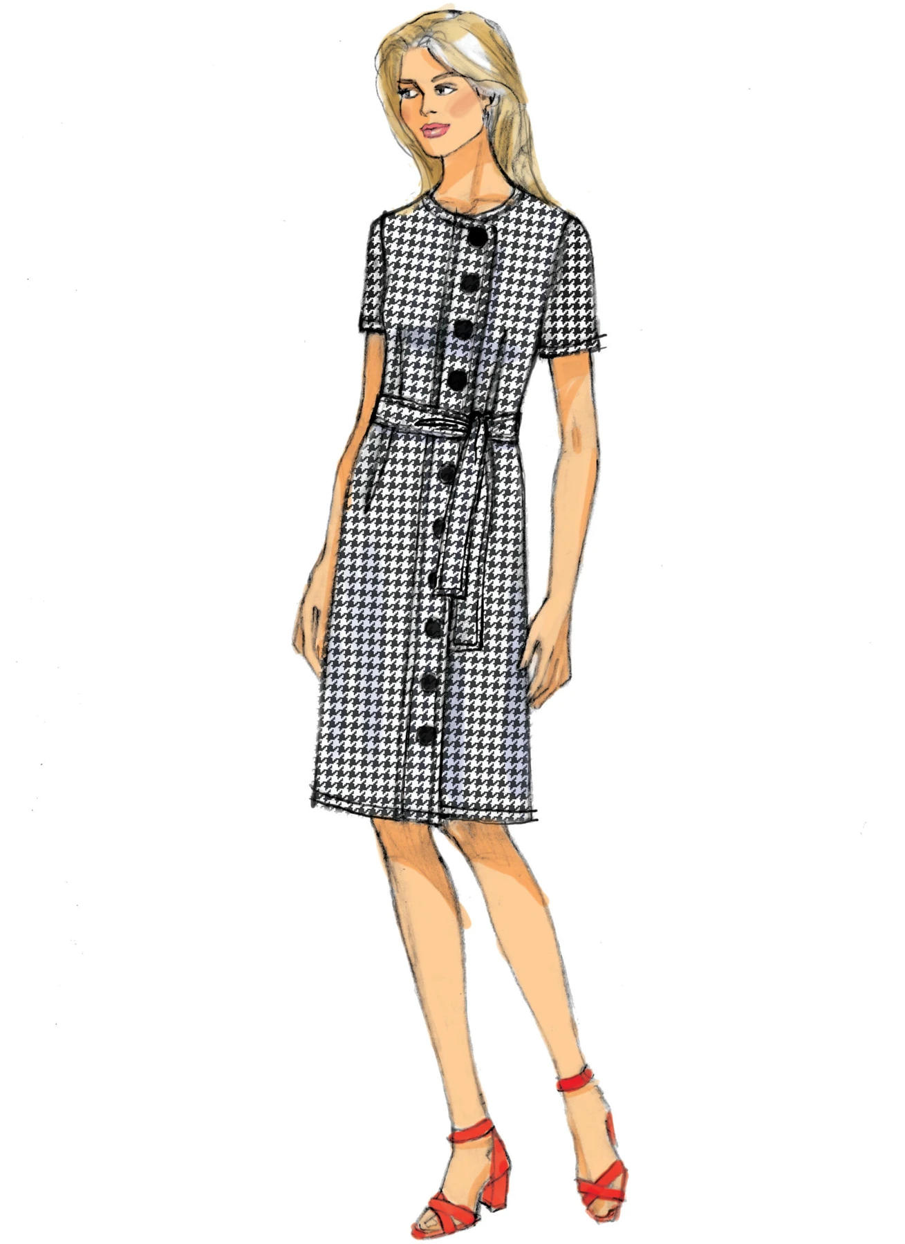 Butterick Sewing Pattern Misses'/Misses' Petite Dress and Sash (PDF) 3 Butterick Sewing Pattern Misses'/Misses' Petite Dress and Sash (PDF)
