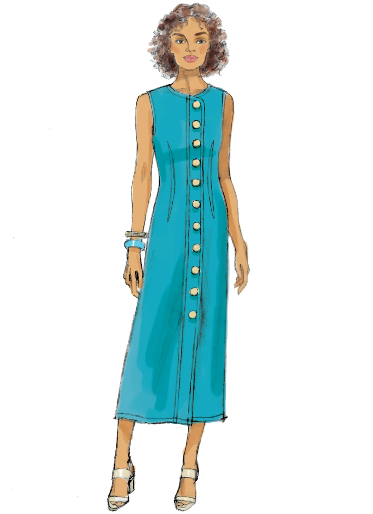 Butterick Sewing Pattern Misses'/Misses' Petite Dress and Sash (PDF) 4 Butterick Sewing Pattern Misses'/Misses' Petite Dress and Sash (PDF)