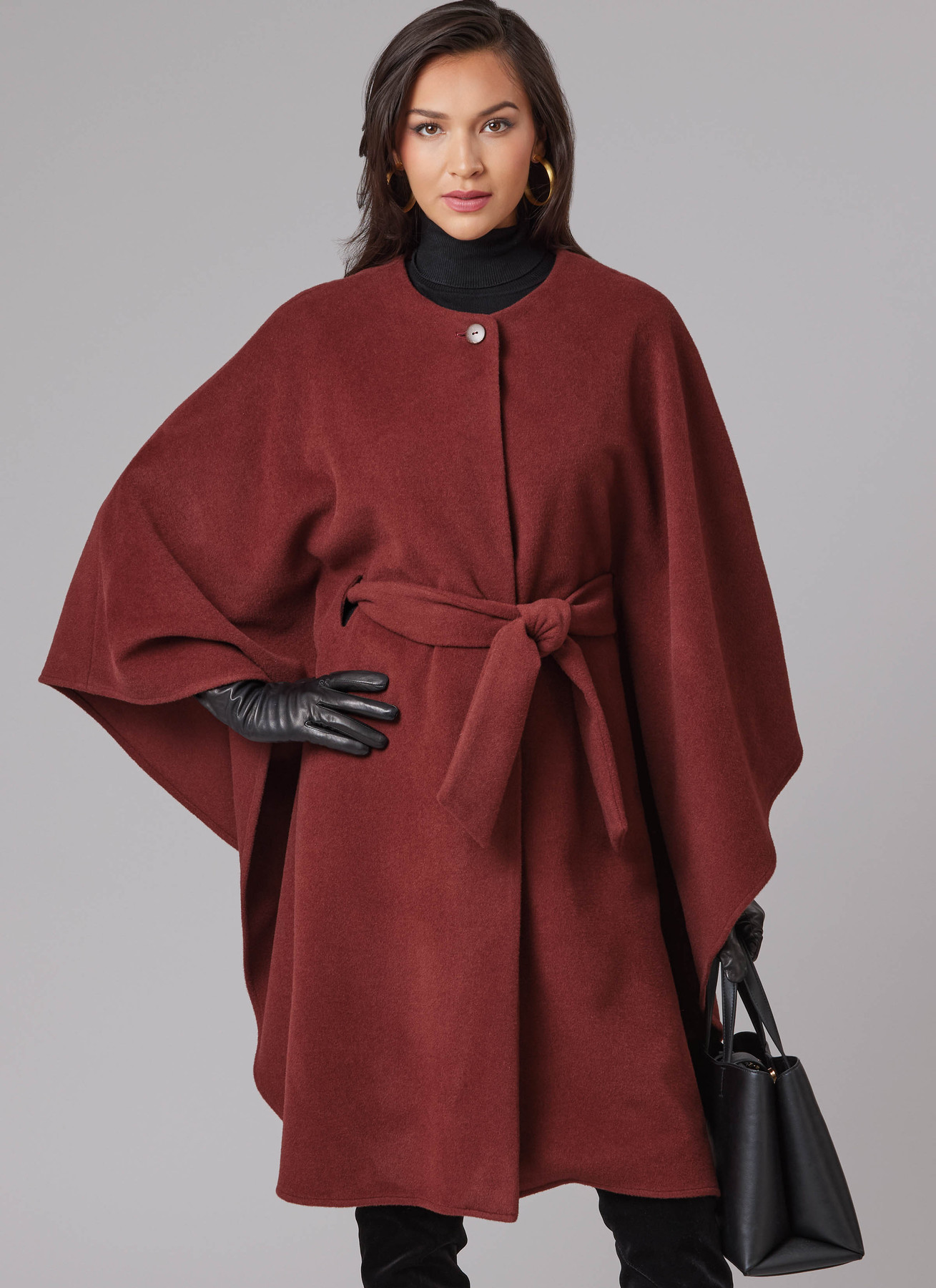 McCall's Sewing Pattern Misses' Cape in Two Lengths and Tie Belt 2 McCall's Sewing Pattern Misses' Cape in Two Lengths and Tie Belt