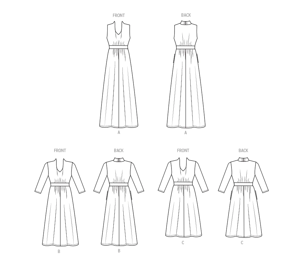 Butterick Sewing Pattern Misses' Knit Dresses by Palmer/Pletsch 11 Butterick Sewing Pattern Misses' Knit Dresses by Palmer/Pletsch