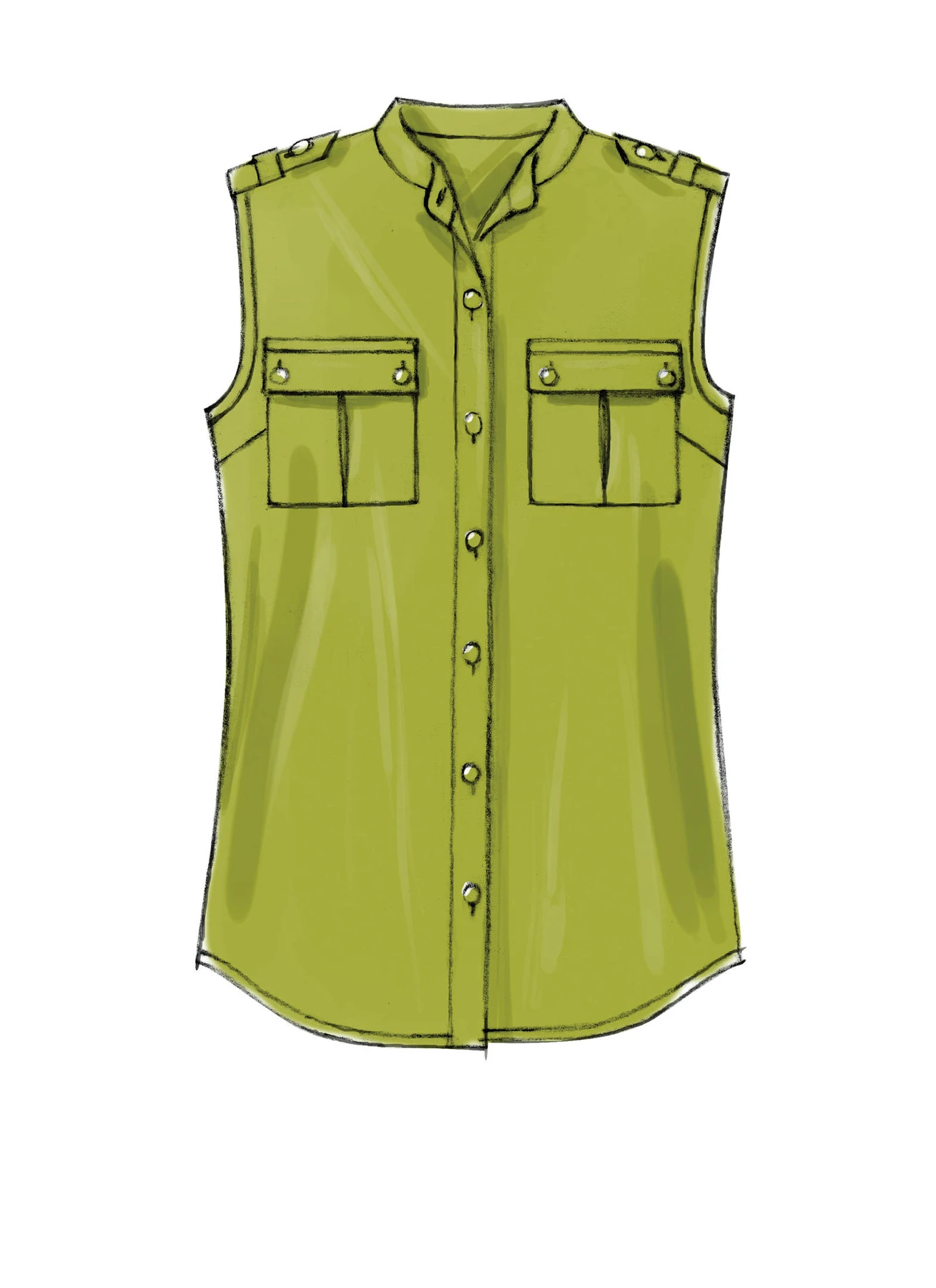 McCall's Sewing Pattern Misses'/Women's Button-Down Shirts (PDF) 6 McCall's Sewing Pattern Misses'/Women's Button-Down Shirts (PDF)