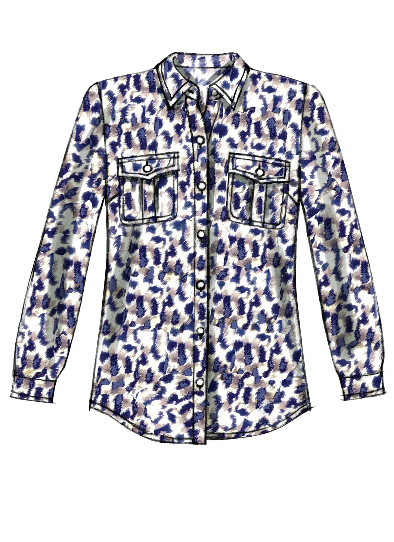 McCall's Sewing Pattern Misses'/Women's Button-Down Shirts (PDF) 7 McCall's Sewing Pattern Misses'/Women's Button-Down Shirts (PDF)