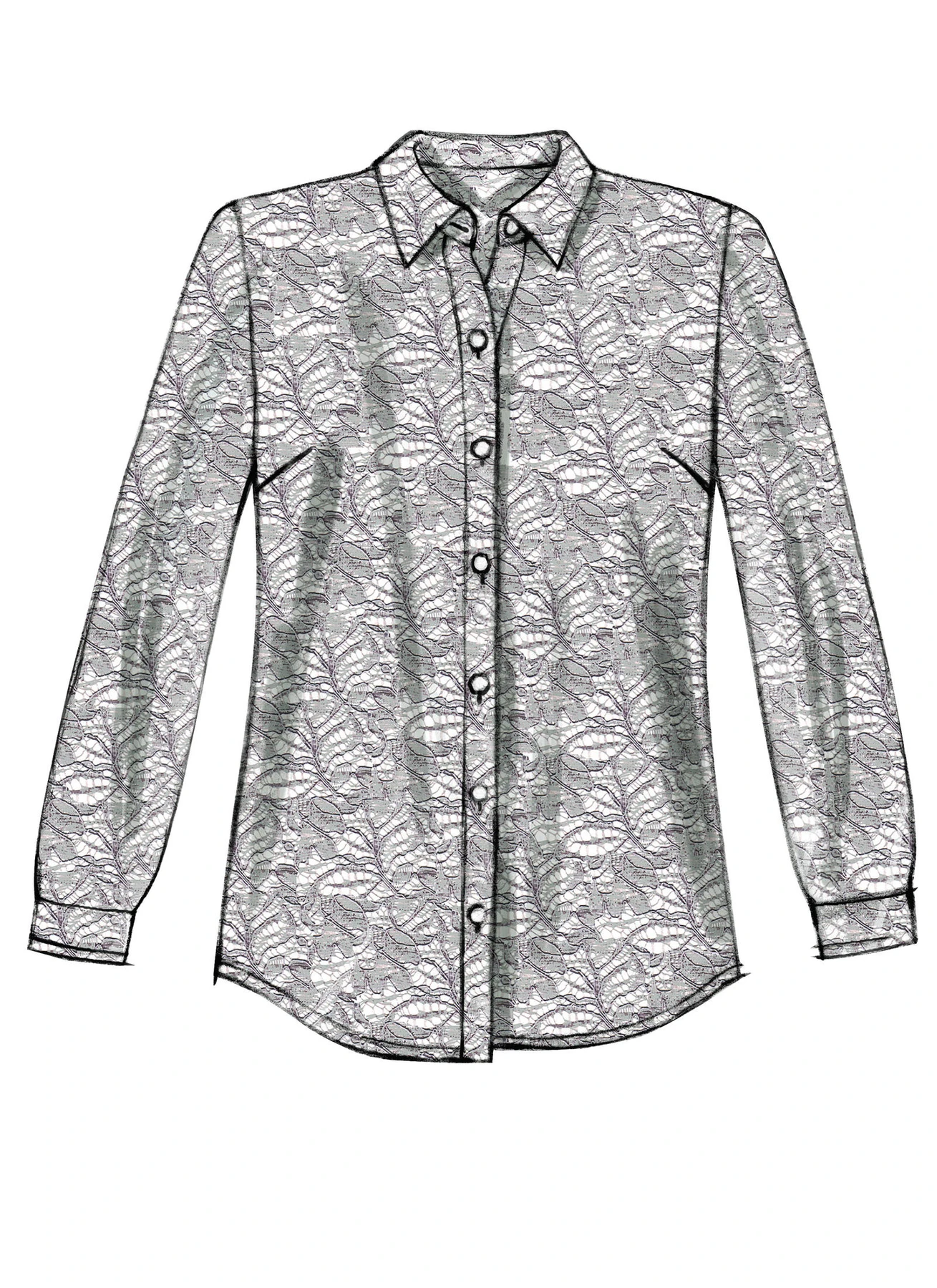 McCall's Sewing Pattern Misses'/Women's Button-Down Shirts (PDF) 8 McCall's Sewing Pattern Misses'/Women's Button-Down Shirts (PDF)