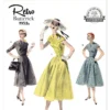 Butterick Sewing Pattern 1950s Misses' Capelet Yoked Dresses (PDF)