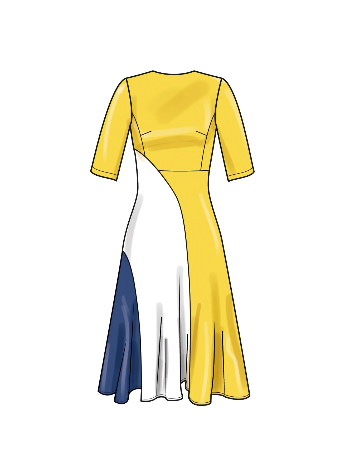 Simplicity Sewing Pattern Women's Dress with Length Variations 6 Simplicity Sewing Pattern Women's Dress with Length Variations