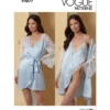 Vogue Patterns Misses' Robe with Belt and Teddy 18 Vogue Patterns Misses' Robe with Belt and Teddy