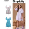 Simplicity Sewing Pattern Girls' Dress With Back Bodice and Length Variations (PDF) 19 Simplicity Sewing Pattern Girls' Dress With Back Bodice and Length Variations (PDF)